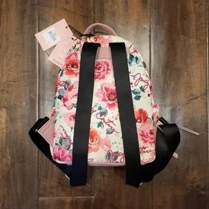 NWT Juicy Couture Pink Flower Floral Print Backpack Juicy Couture | Bags | Nwt Juicy Couture Pink Flower Floral  main image 4